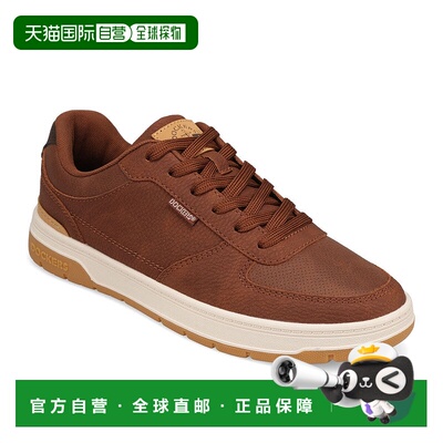 自营Dockers Mens Frederick Synthetic Leather Casual Sneaker