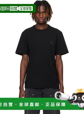 1h可退 香港直邮潮奢 GOLDEN GOOSE 男士 黑色 Tonal Star T 恤 G
