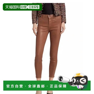 自营l'agenceMargot Cropped Skinny Jean In Fawn Coated - fawn