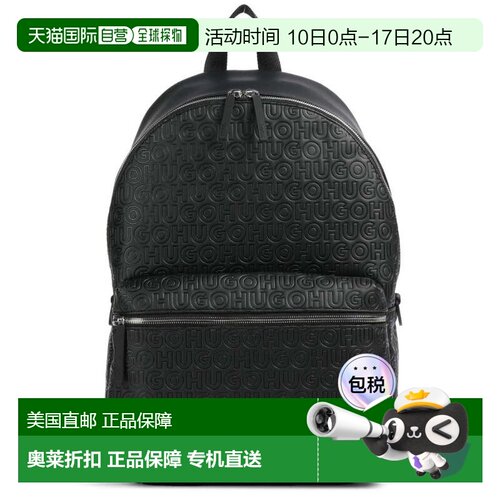 自营hugo bossHugo Men's Ethon 2.0 Faux Leather Backpack, Bla