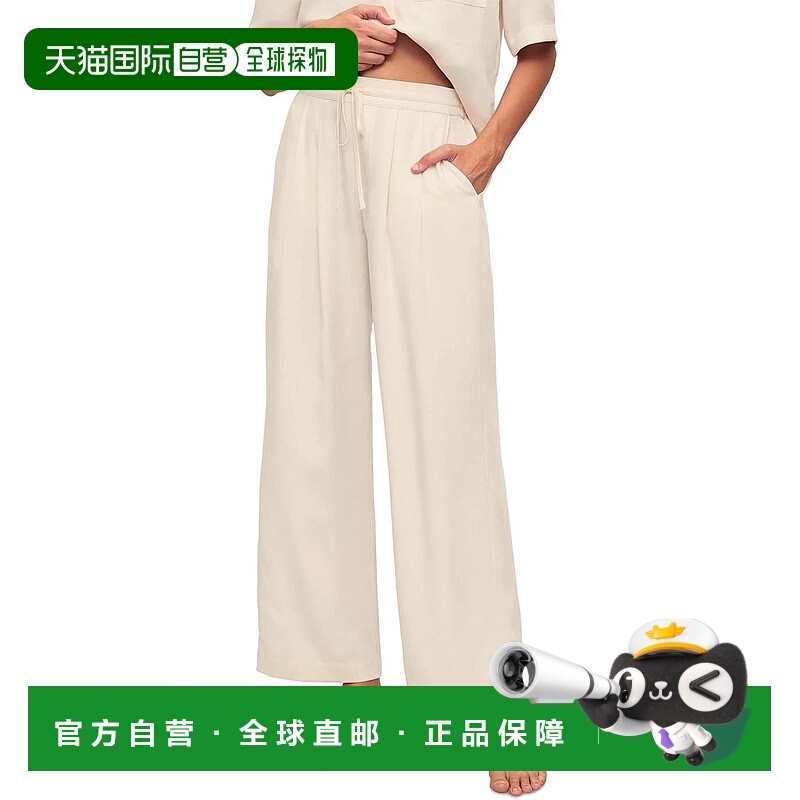 自营Eberjey Tencel Woven Pajama Pants Womens Whitecap Grey D