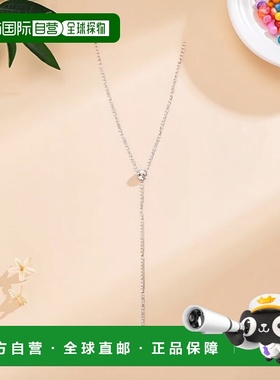 【美国直邮】givenchy 通用 项链纪梵希水晶玫瑰金吊坠