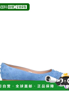 自营Tod's Velvety Suede Ballerinas - blue 美国奥莱直发