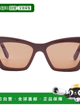自营Salvatore Ferragamo Pink Cat Eye Ladies Sunglasses SF929
