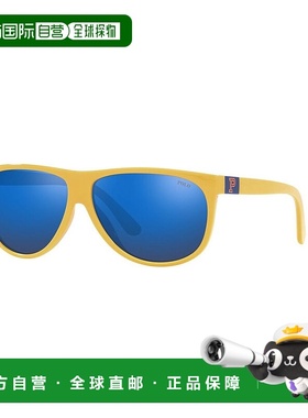 自营 Ralph Lauren 醋酸纤维男士太阳镜 - 黄色 美国奥莱直发
