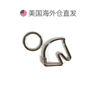 Owned 自营Hermes Keyring Pre 美国奥莱直发 silver