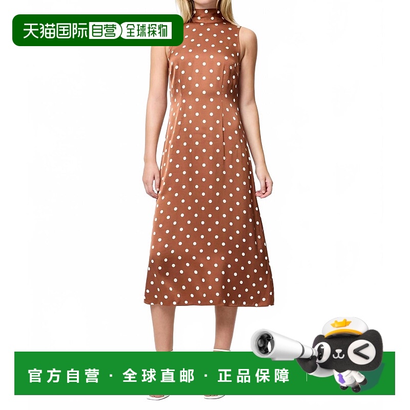 自营french connectionWomen's Ennis Polka Dot Midi Dress In B
