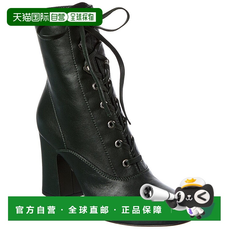 自营Gianvito Rossi Mackay 85皮靴-绿色 美国奥莱直发