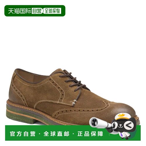 自营Johnston & Murphy男士Calder Wingtip系带连衣裙休闲牛津布