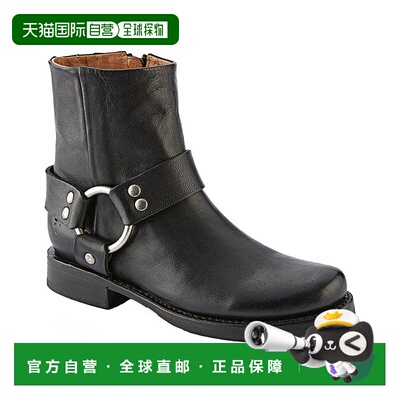 自营 Frye Veronica Harness 皮靴 - 黑色 美国奥莱直发女靴