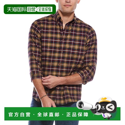 自营Brooks Brothers Plaid Flannel Shirt - red 美国奥莱直发