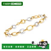 Tone Link Ross Oval 14kt Bracelet Simons 美国奥莱