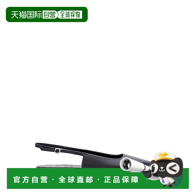 自营aeyde黑色Fedora吊带平底鞋-黑色 美国奥莱直发