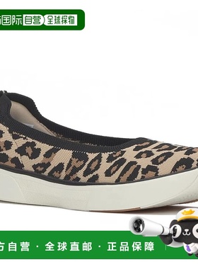 自营Keds BlissWalk Skimmer Flats Women's Tan Leopard Print S