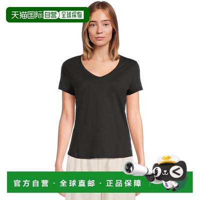 自营Toad&Co Marley T-Shirt Women's  Black Stretch Short Slee