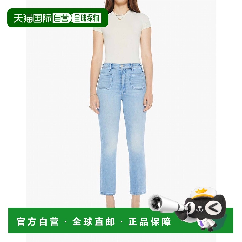 自营motherHustler Patch Pocket Ankle Flare Jeans In Tune In