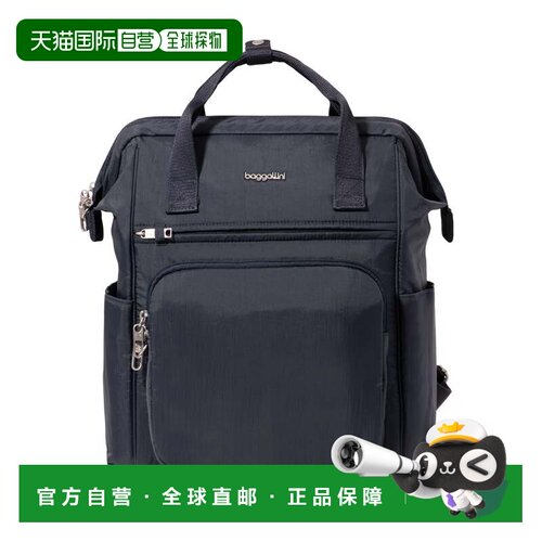自营baggallini Securtex防盗温莎背包-法国海军 美国奥莱直发