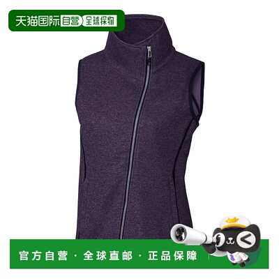 自营 cutter & buckCutter&Buck Mainsail毛衣针织女式全拉链背心