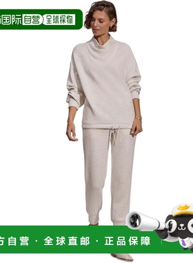 自营Women's Varley Betsy Sweatshirt Ivory Marl Stretch Cowl