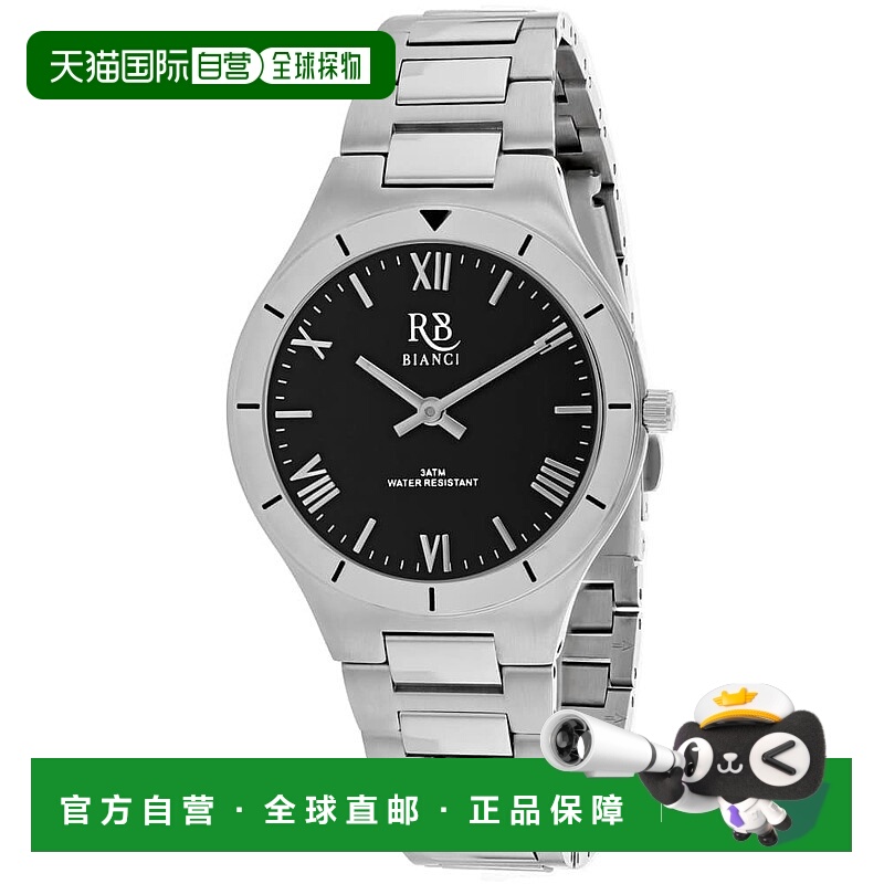 自营Roberto Bianci女士黑色表盘手表-黑色 美国奥莱直发