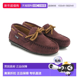 自营atlanta mocassin亚特兰大Moccasin绒面Moccasin-红色 美国奥