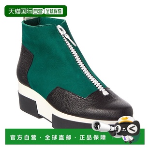 Fylzhy 美国奥莱直发女鞋 Leather green Wedge 自营Arche