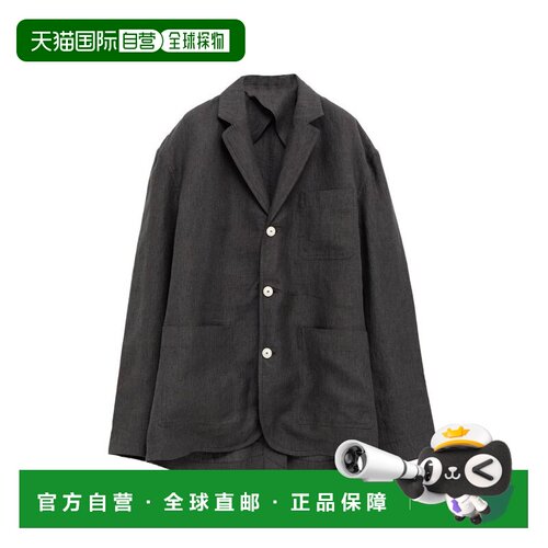 自营jacquemusClassic Dark Grey Jacket - grey 美国奥莱直发