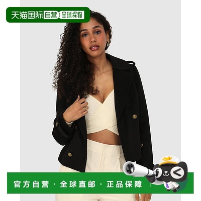 自营belle & bloomBetter Off Military Peacoat - black 美国奥