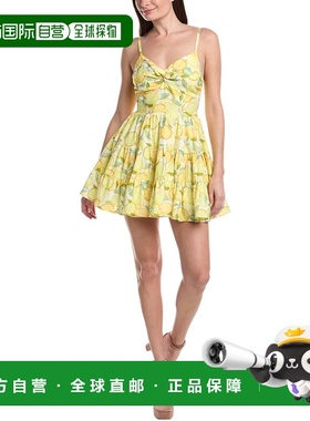 自营Avec Les Filles Fit & Flare Dress - yellow 美国奥莱直发