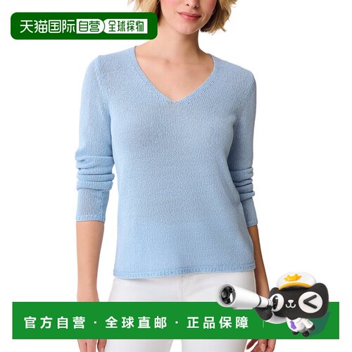 自营J.McLaughlin Ludlow Sweater - blue 美国奥莱直发毛衣