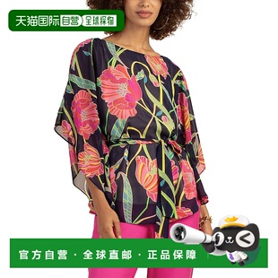 自营 Trina Turk 常规版型 Eye Opener 2 上衣 - 蓝色 美国奥莱直