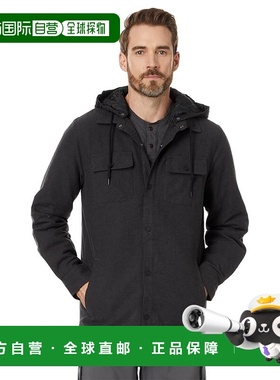 1h可退 香港直邮潮奢 volcom 钻石 男士 Riding 保暖法兰绒夹克