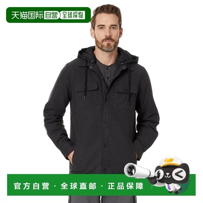 1h可退 香港直邮潮奢 volcom 钻石 男士 Riding 保暖法兰绒夹克