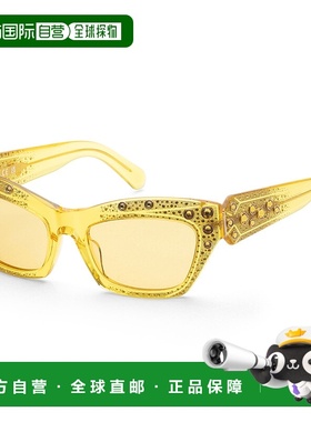 自营 swarovski施华洛世奇女式55毫米黄色太阳镜-黄色 美国奥莱直