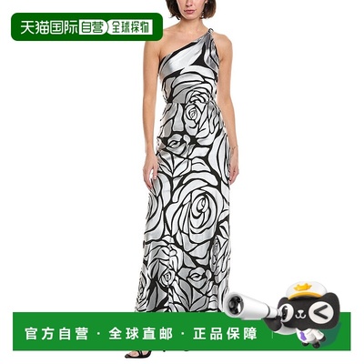 自营Milly Isley Chiffon Maxi Dress - metallic 美国奥莱直发