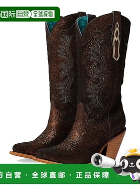 1h可退 【美国直邮】Corral 女鞋 Z5240 时装靴 真皮马术小腿靴