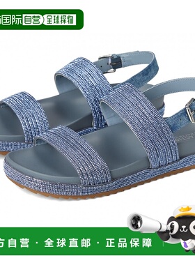 1h可退 美国直邮Kenneth Cole Reaction Debra Denim Crystal凉鞋