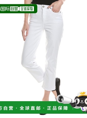 自营PAIGE Jacqueline Optic White Crop Jean - white 美国奥莱