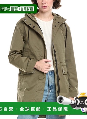 自营 Sam Edelman连帽Anorak-绿色 美国奥莱直发外套夹克