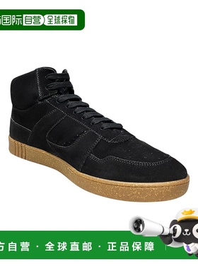 自营 Bally Wiggles 6303810 Men's Black Calf Suede High Top S