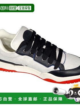 自营 Bally Kiro 6303812 Men's Black & White Calf Leather Sne