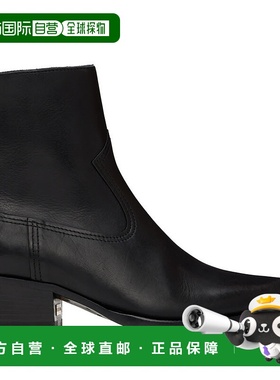 1h可退 香港直邮潮奢 GOLDEN GOOSE 女士 黑色 Debbie 踝靴 GWF00