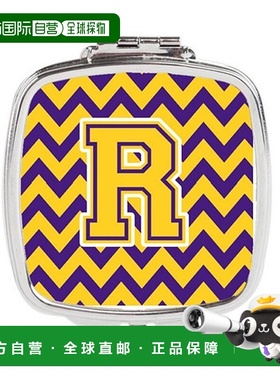 自营 Carolines Treasures CJ1041-RSCM Letter R Chevron P正品