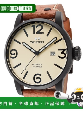 自营TW Steel Men's Maverick 48mm Brown Automatic Watch - bro