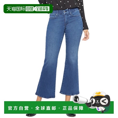 自营NYDJ Petite Relaxed Rendezvous Flare Jean - blue 美国奥