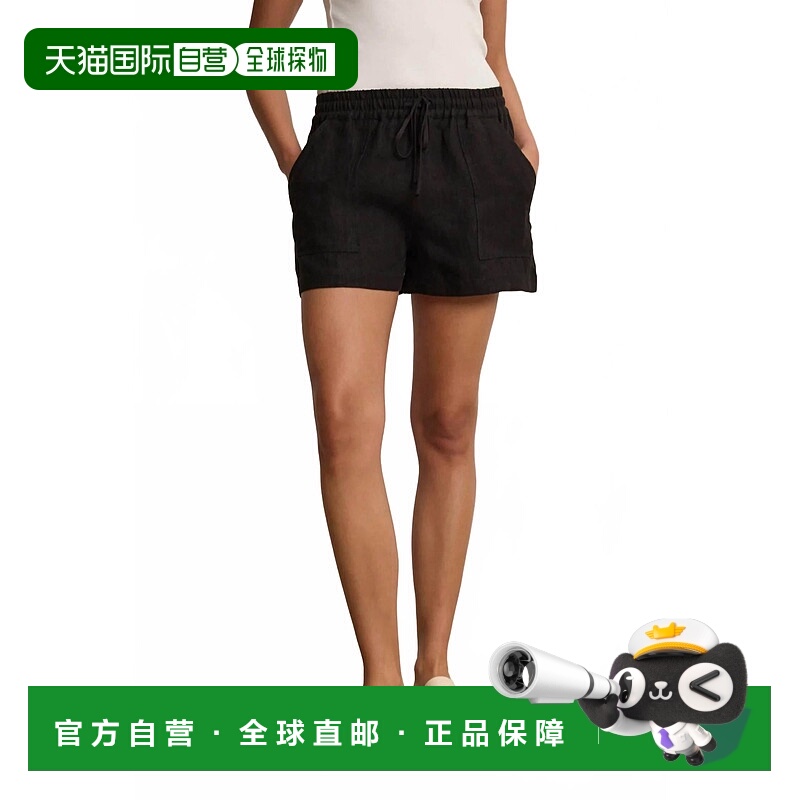 自营velvet by graham & spencerJaden Linen Short In Black - b