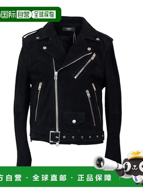 自营 amiri黑色 Perfecto 夹克 - 图案 美国奥莱直发