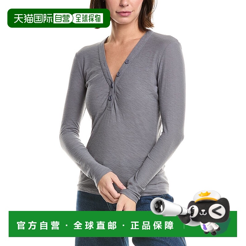 自营James Perse Jersey Henley Top - multi 美国奥莱直发