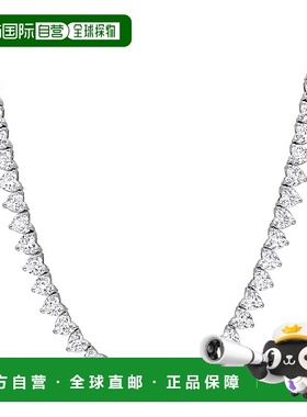 自营mimi & max31 1/2 CT TGW Created 925 纯银白色蓝宝石网球项