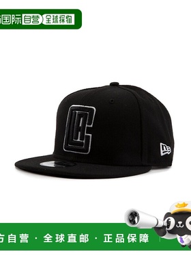 自营 new era新时代NBA洛杉矶快船队9Fifty Snapback帽子-黑色 美